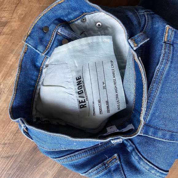 Re/done 90s ultra high rise ankle crop - Picture 6 of 13